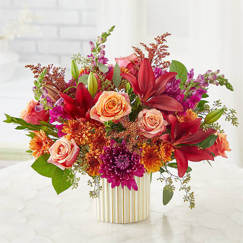 Burgundy Landscape Bouquet – HIRT'S FLOWERS INC, Strongsville OH