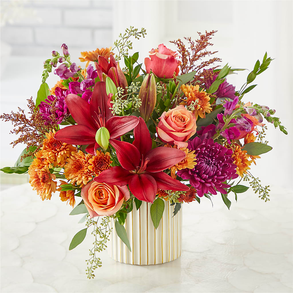 Burgundy Landscape Bouquet – HIRT'S FLOWERS INC, Strongsville OH