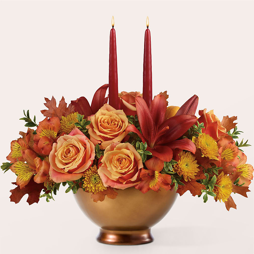 Harvest Table Centerpiece – HIRT'S FLOWERS INC, Strongsville OH