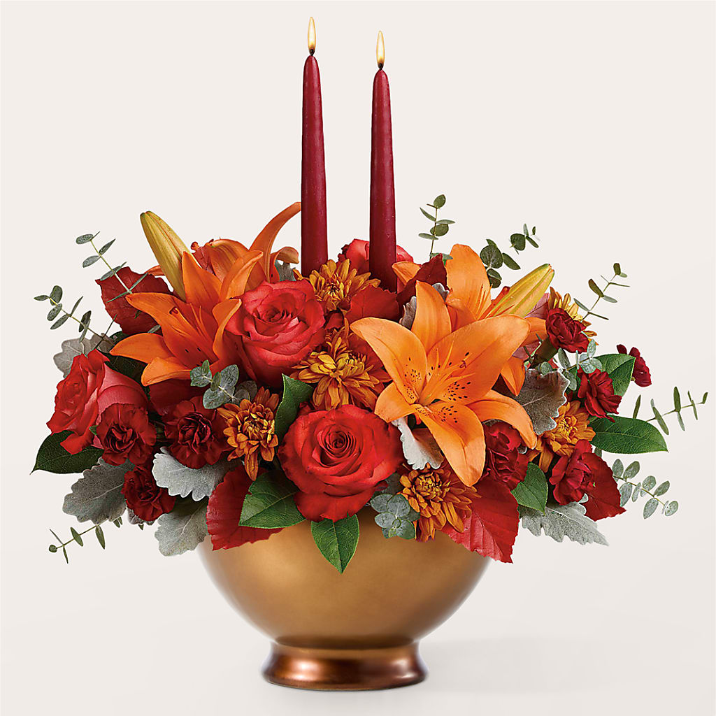 Fruits of Fall Centerpiece – HIRT'S FLOWERS INC, Strongsville OH