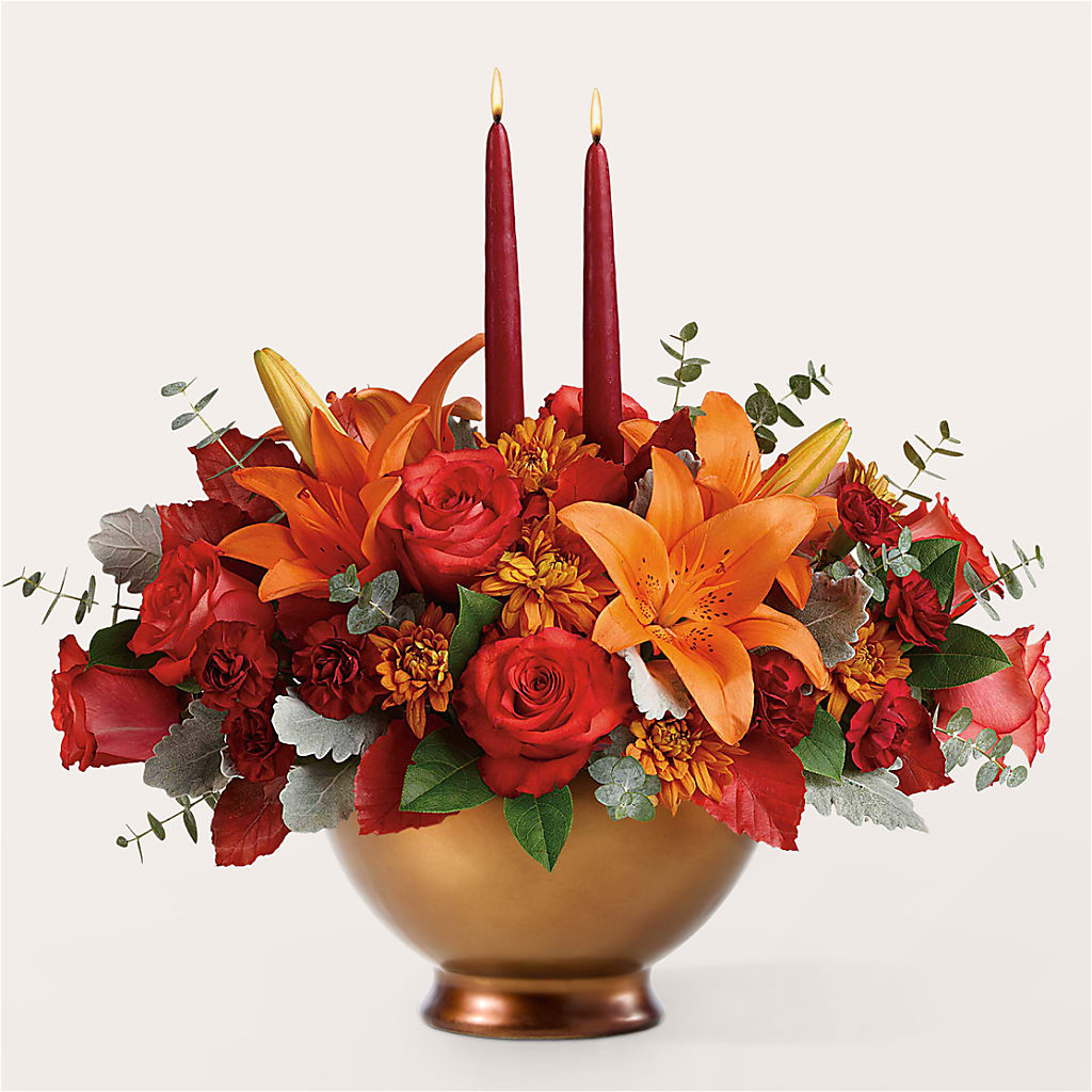 Fruits of Fall Centerpiece – HIRT'S FLOWERS INC, Strongsville OH