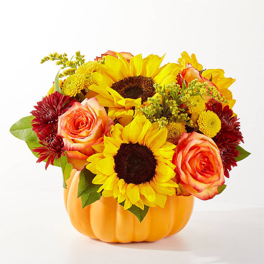 Golden Gourd Pumpkin Bouquet – HIRT'S FLOWERS INC, Strongsville OH