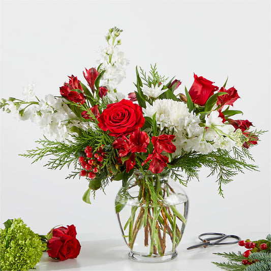 Merry Moment Bouquet – A Florist Original – HIRT'S FLOWERS INC, Strongsville OH