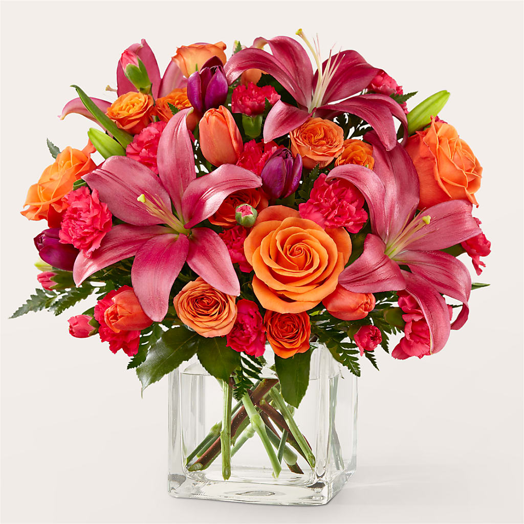 lily flower arrangement Lucky Lily Bouquet