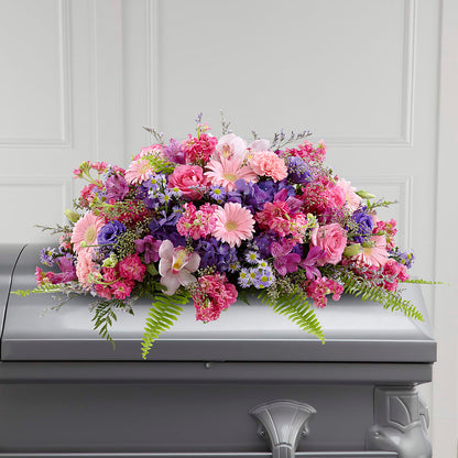 Glorious Garden Casket Spray – HIRT'S FLOWERS INC, Strongsville OH