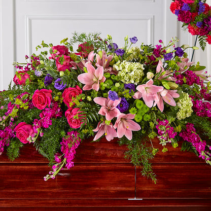 Radiant Tribute Casket Spray – HIRT'S FLOWERS INC, Strongsville OH