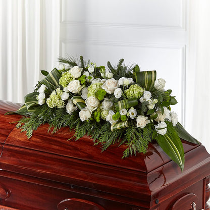 Hopeful Gesture Casket Spray – HIRT'S FLOWERS INC, Strongsville OH