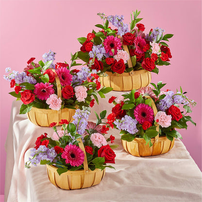 Pink Picnic Basket – HIRT'S FLOWERS INC, Strongsville OH