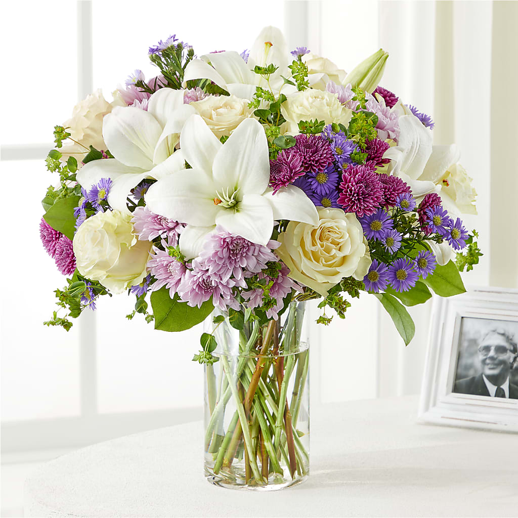 lavender fields mixed flower bouquet Wishing Peace Bouquet