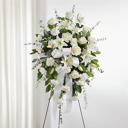 With Care Standing Spray – HIRT'S FLOWERS INC, Strongsville OH