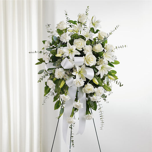 With Care Standing Spray – HIRT'S FLOWERS INC, Strongsville OH