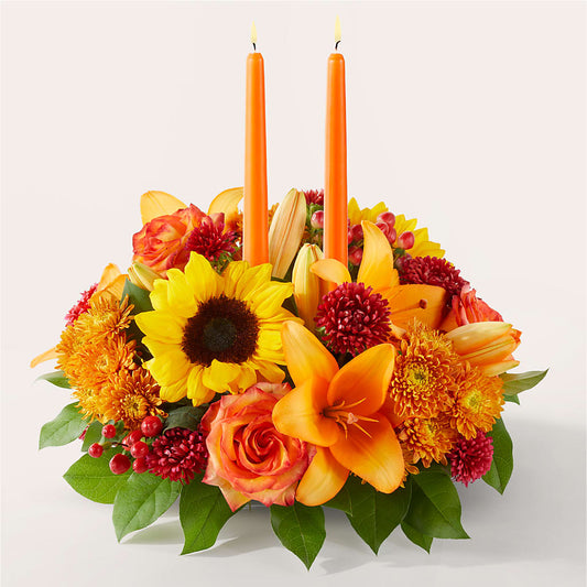 Grateful Centerpiece – HIRT'S FLOWERS INC, Strongsville OH