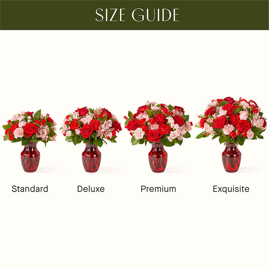 Candy Kisses Bouquet – pink, red flower arrangement | Strongsville