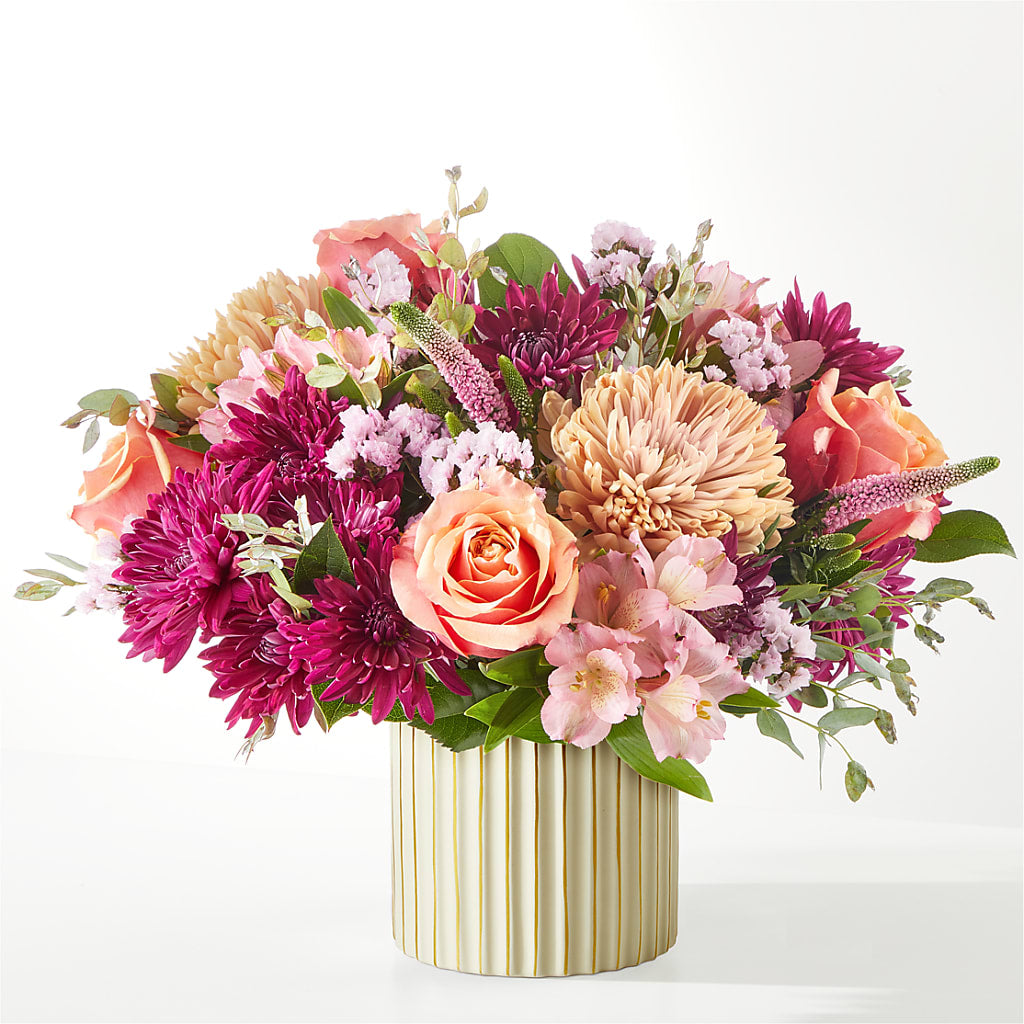 Berry Cobbler Bouquet with Ivory Vase – HIRT'S FLOWERS INC, Strongsville OH