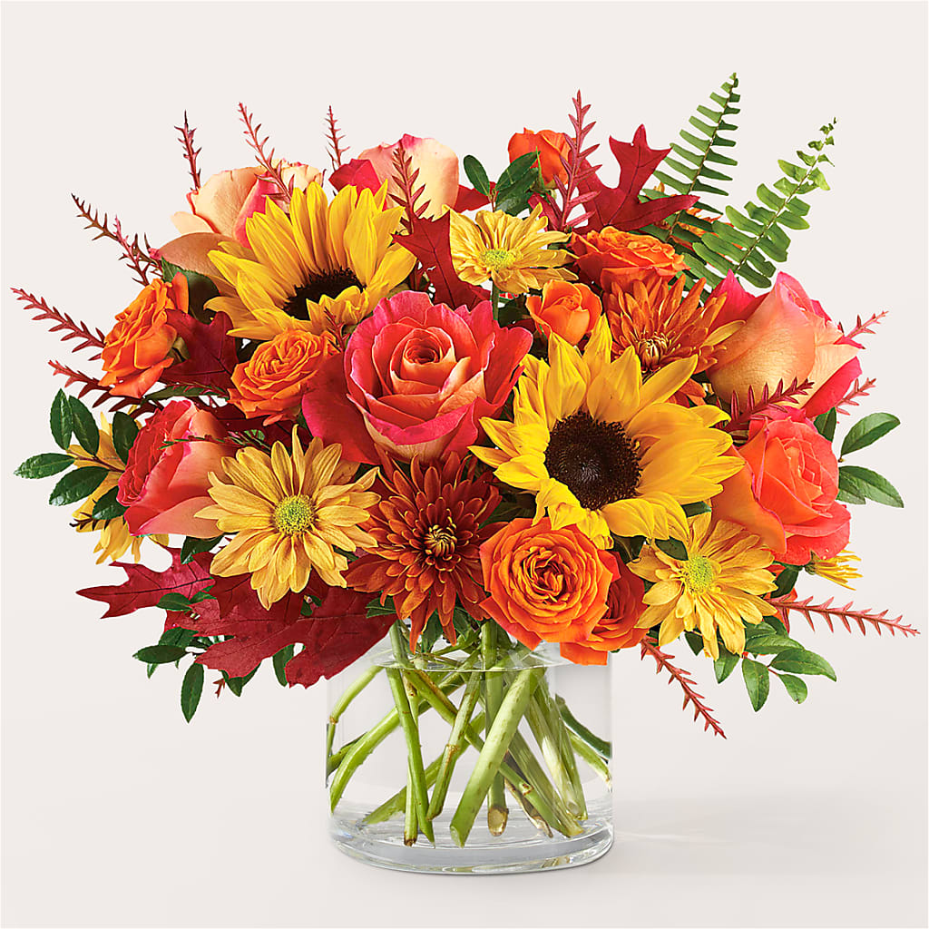 Fall Campfire Bouquet–Hirt's Flowers Inc