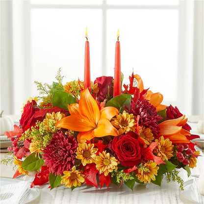 Autumn's Embrace Centerpiece – HIRT'S FLOWERS INC, Strongsville OH