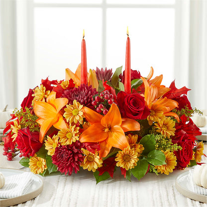 Autumn's Embrace Centerpiece – HIRT'S FLOWERS INC, Strongsville OH