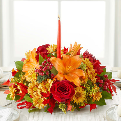 Autumn's Embrace Centerpiece – HIRT'S FLOWERS INC, Strongsville OH